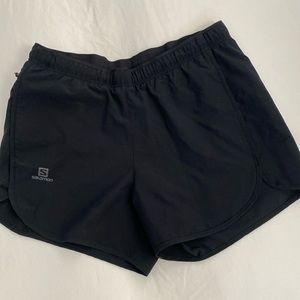 Salomon running shorts with built in mesh underwear